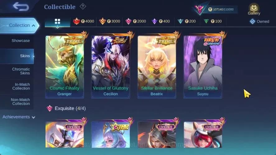 Mobile Legends: Bang Bang Accounts Hero 132|Skin 348|High Immo 111|PRIME[Granger,beat image 7