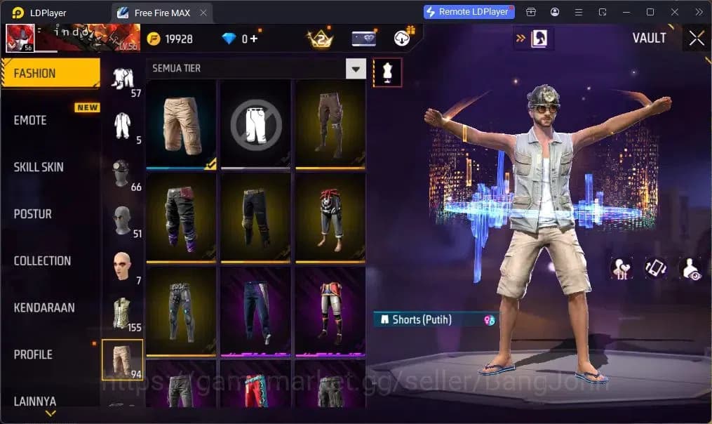 Free Fire Accounts Indonesia | UMP BOOYAH DAY LV.4 | BackPack HEARTRO image 13