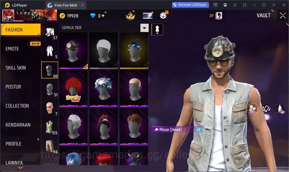Free Fire Accounts Indonesia | UMP BOOYAH DAY LV.4 | BackPack HEARTRO image 17