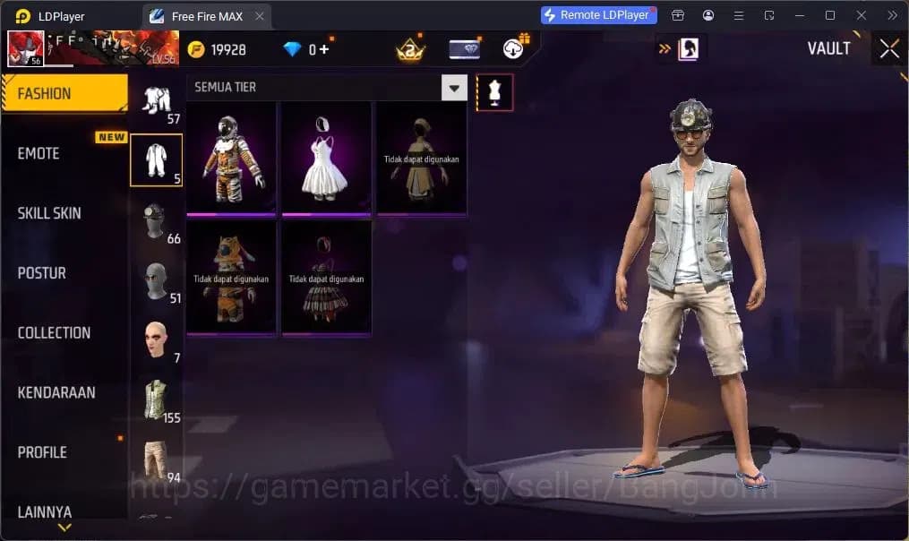 Free Fire Accounts Indonesia | UMP BOOYAH DAY LV.4 | BackPack HEARTRO image 18