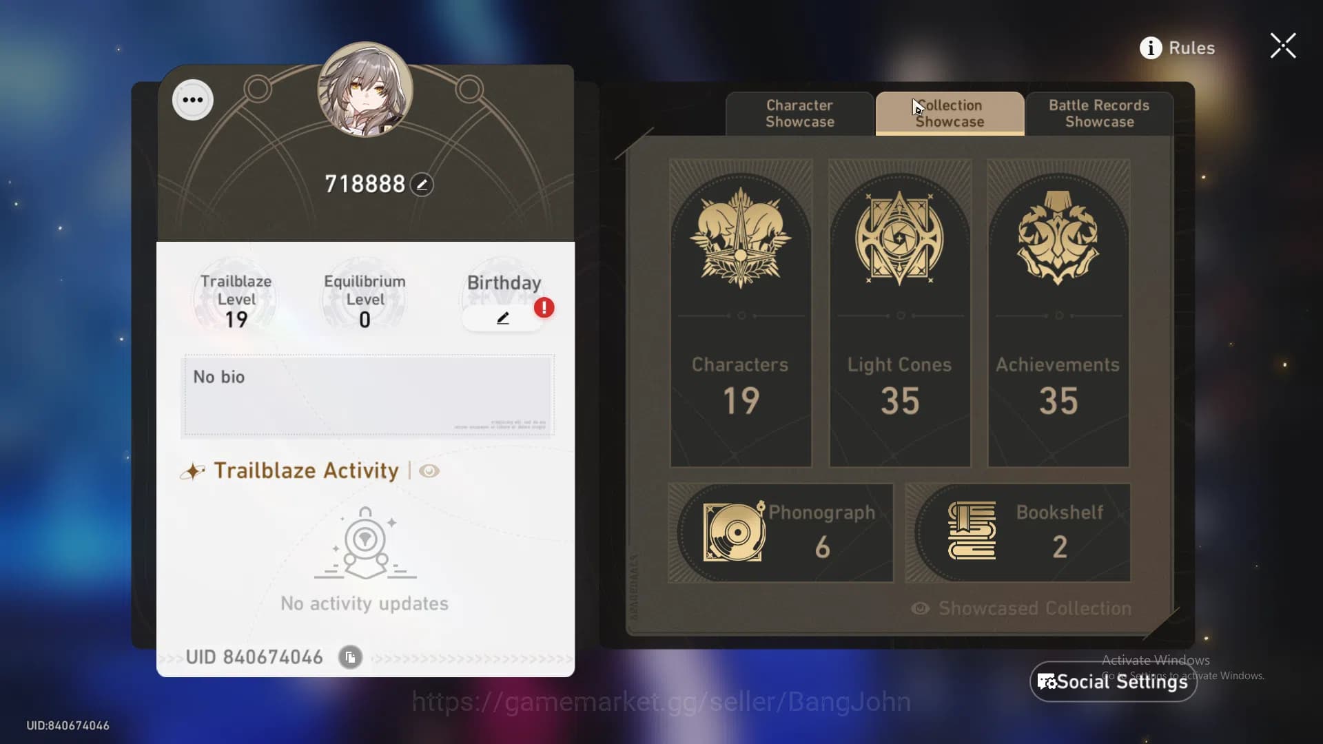 Honkai Star Rail Accounts Asia|TL 19|Starter|4 Limited|Kafka,Fuque,DanHengPT image 2