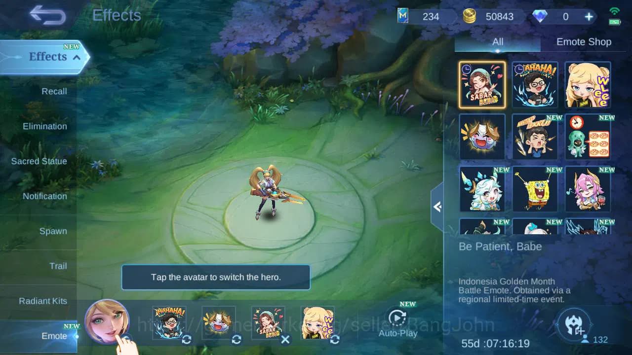 Mobile Legends: Bang Bang Accounts Global, Skin 236,Hero 132|annu Lesley,zodia selena image 3