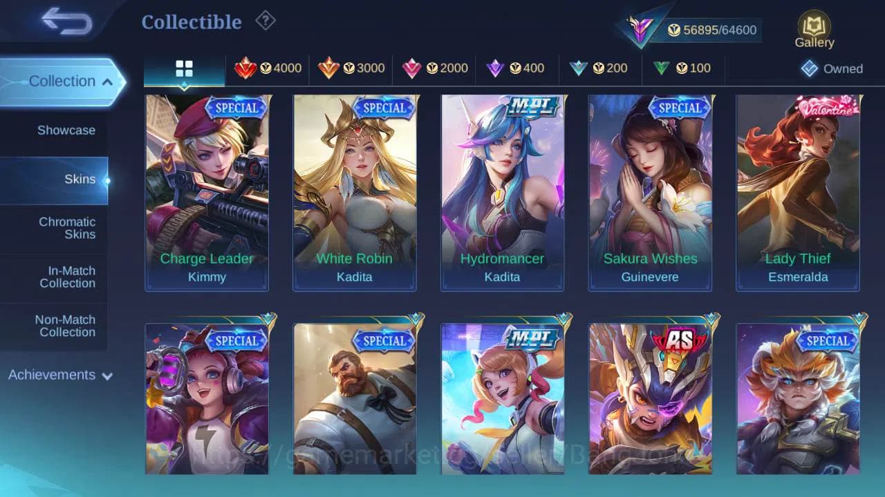 Mobile Legends: Bang Bang Accounts Global, Skin 236,Hero 132|annu Lesley,zodia selena image 7