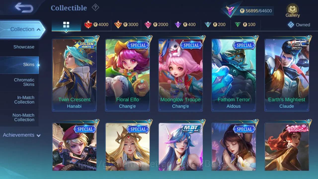 Mobile Legends: Bang Bang Accounts Global, Skin 236,Hero 132|annu Lesley,zodia selena image 8