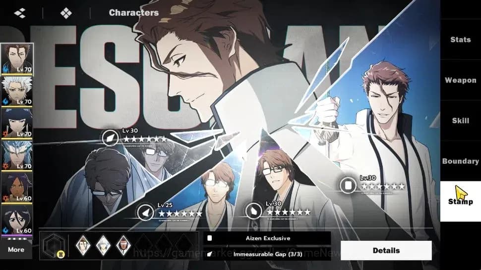 BLEACH: Soul Resonance Accounts NuverseSEA LV 55|7 SSR [(AizenB1,Toshiro,Urahara)+ image 6