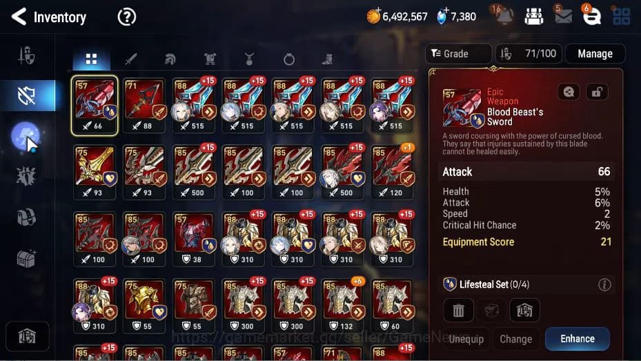 Epic Seven Accounts GLOBAL Unverif|NewEra|5 ML(Salome,LOT Scales,NM Lu image 8