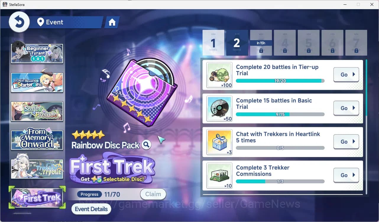 Stella Sora Accounts GLOBAL Lv15 Ready Gacha|33080 Stellanite + Ticket| image 5