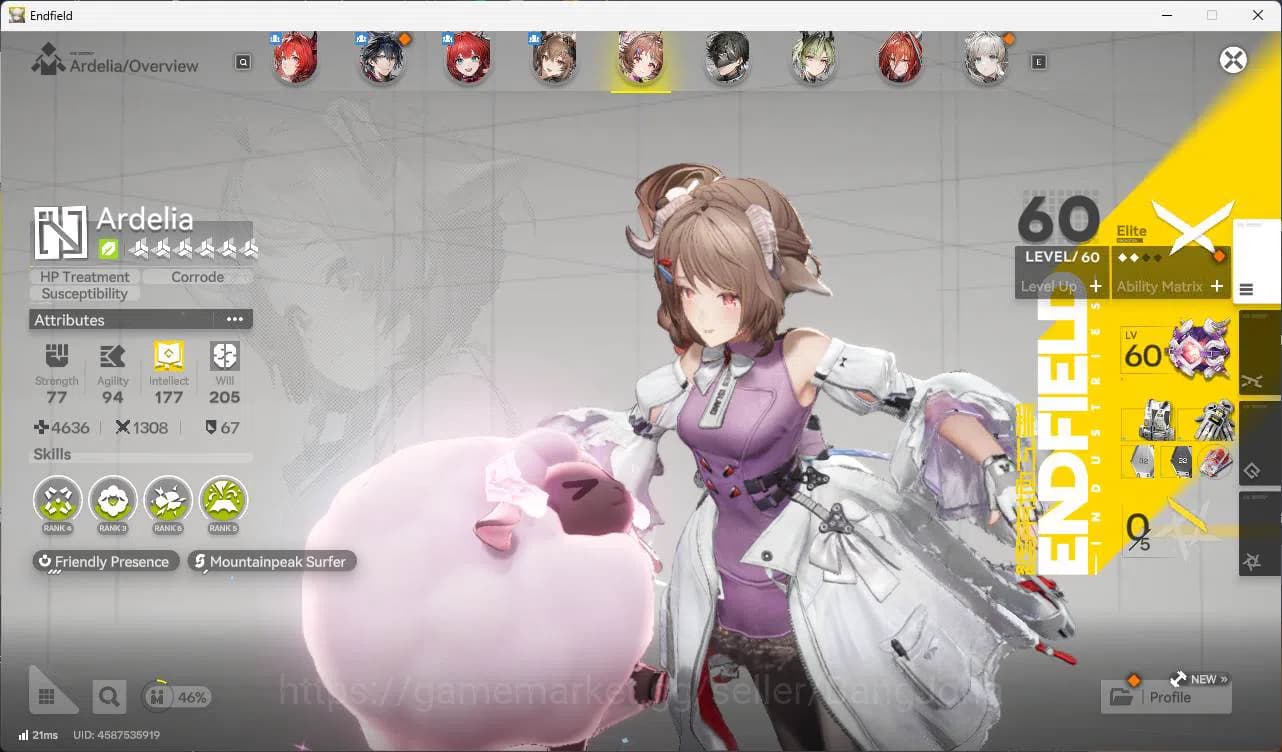 Arknights: Endfield Accounts ASIA | lv49 | levatain, gilberta, Ardelia, lifeng, image 8