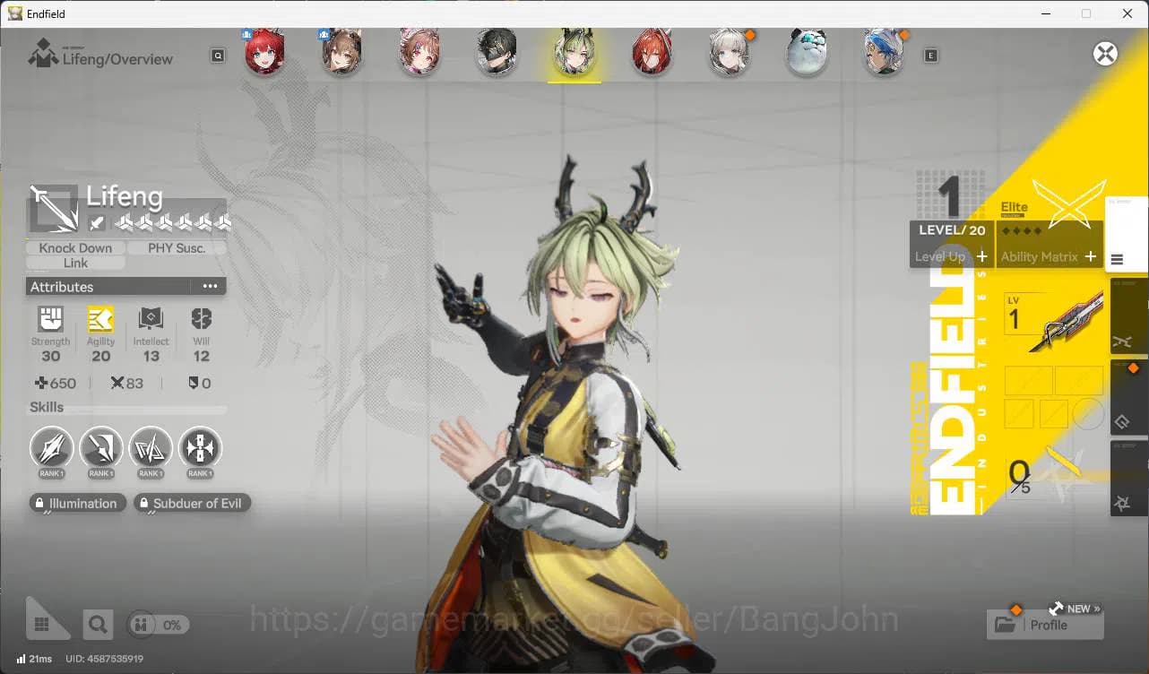 Arknights: Endfield Accounts ASIA | lv49 | levatain, gilberta, Ardelia, lifeng, image 9