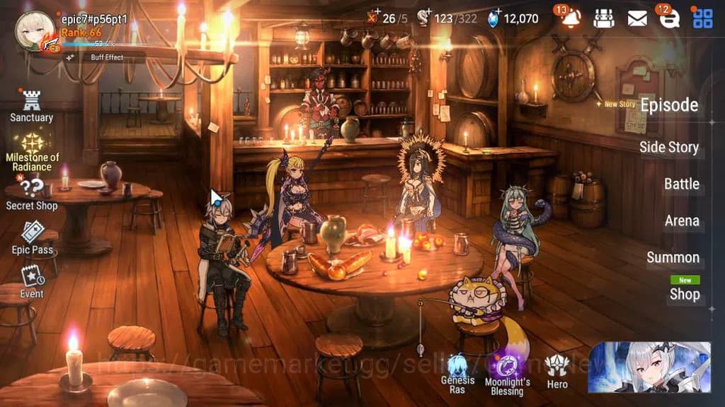 Epic Seven Accounts GLOBAL UNVERIF|New Era|13 ML(Salome,RO Light,etc)+ image 1