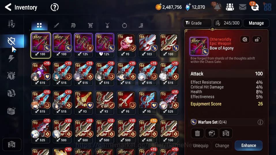 Epic Seven Accounts GLOBAL UNVERIF|New Era|13 ML(Salome,RO Light,etc)+ image 16