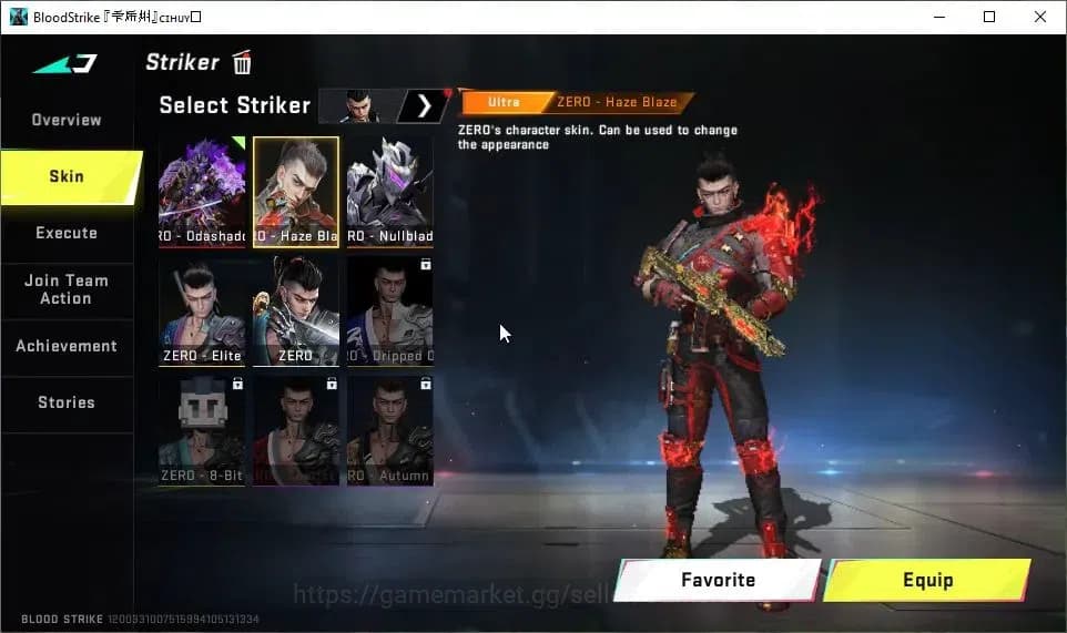 Blood Strike Accounts ASIA|ETERNAL Zero-Oda|ULTRA Melee Scythe|2 Collab image 16
