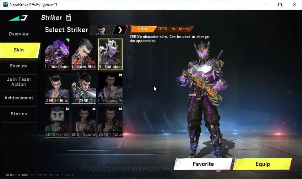 Blood Strike Accounts ASIA|ETERNAL Zero-Oda|ULTRA Melee Scythe|2 Collab image 17