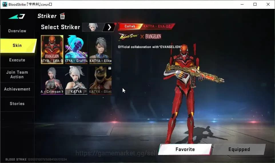 Blood Strike Accounts ASIA|ETERNAL Zero-Oda|ULTRA Melee Scythe|2 Collab image 19