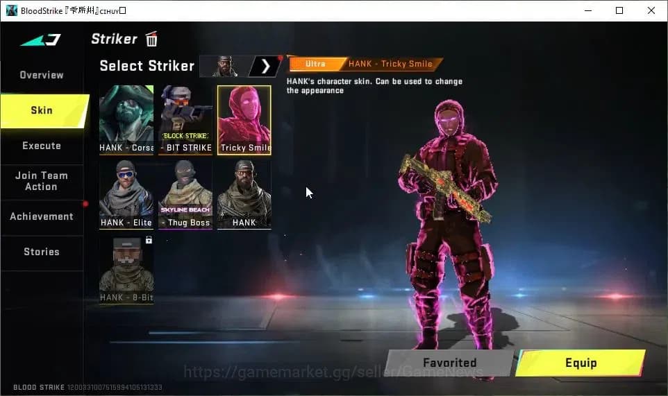 Blood Strike Accounts ASIA|ETERNAL Zero-Oda|ULTRA Melee Scythe|2 Collab image 5