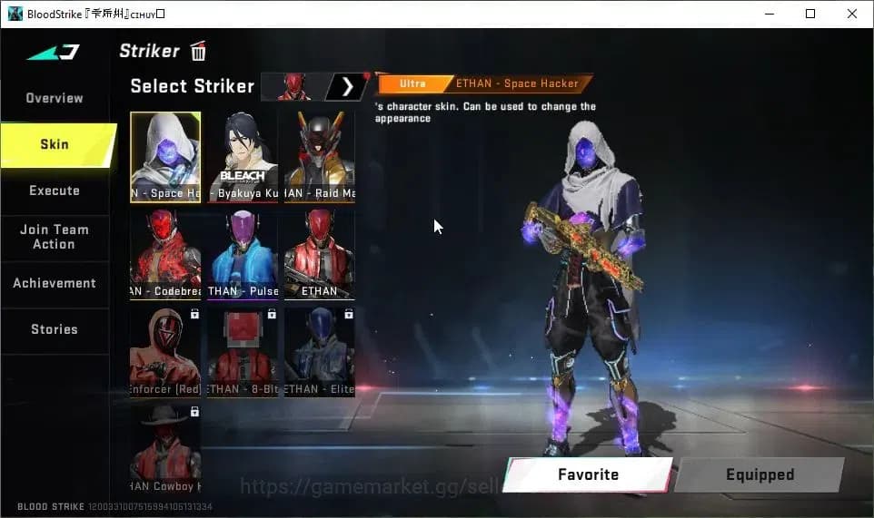 Blood Strike Accounts ASIA|ETERNAL Zero-Oda|ULTRA Melee Scythe|2 Collab image 8