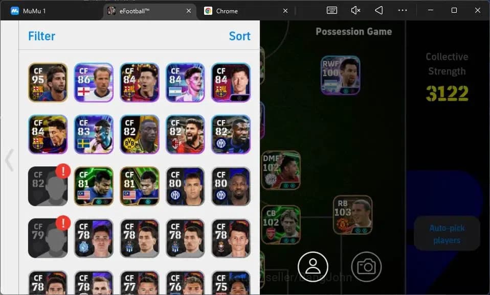eFootball Accounts Android|PW 3122 | Epic Baresi, Kahn, O'Shea, Rijka image 4