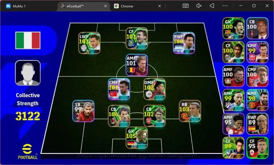 eFootball Accounts Android|PW 3122 | Epic Baresi, Kahn, O'Shea, Rijka image 5