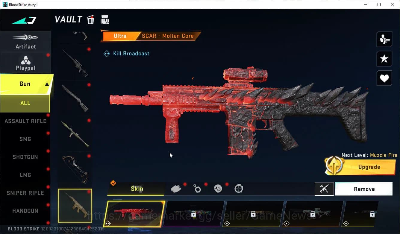 Blood Strike Accounts ASIA|ETERNAL Lv2 UZI-StarChaser+MELE TalonKnife,BL image 11