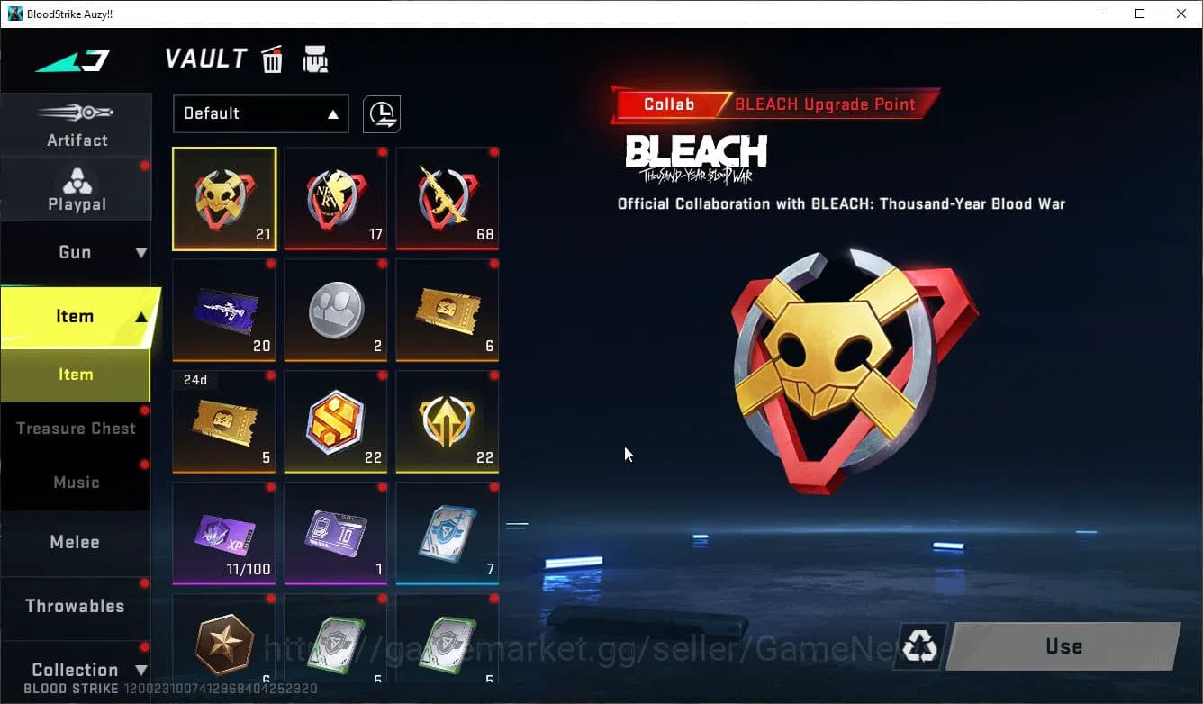 Blood Strike Accounts ASIA|ETERNAL Lv2 UZI-StarChaser+MELE TalonKnife,BL image 16