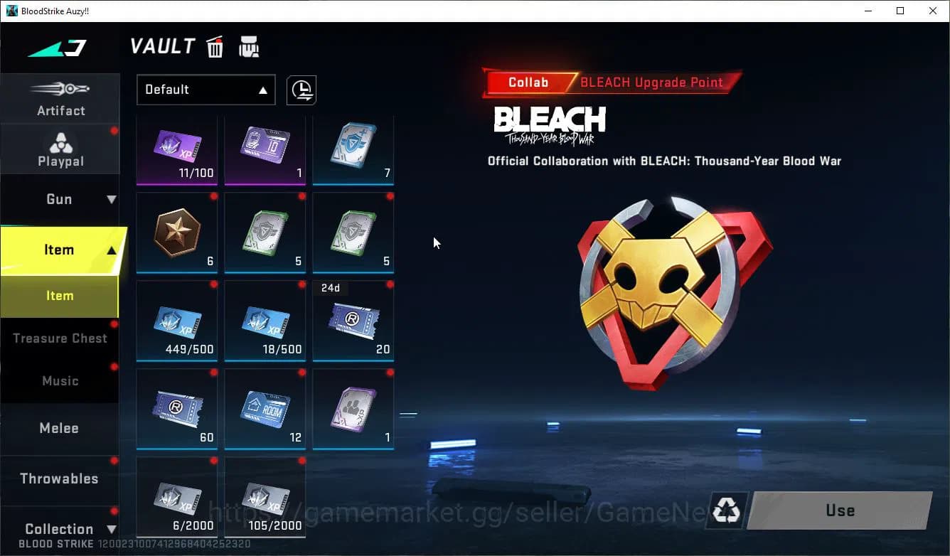 Blood Strike Accounts ASIA|ETERNAL Lv2 UZI-StarChaser+MELE TalonKnife,BL image 17