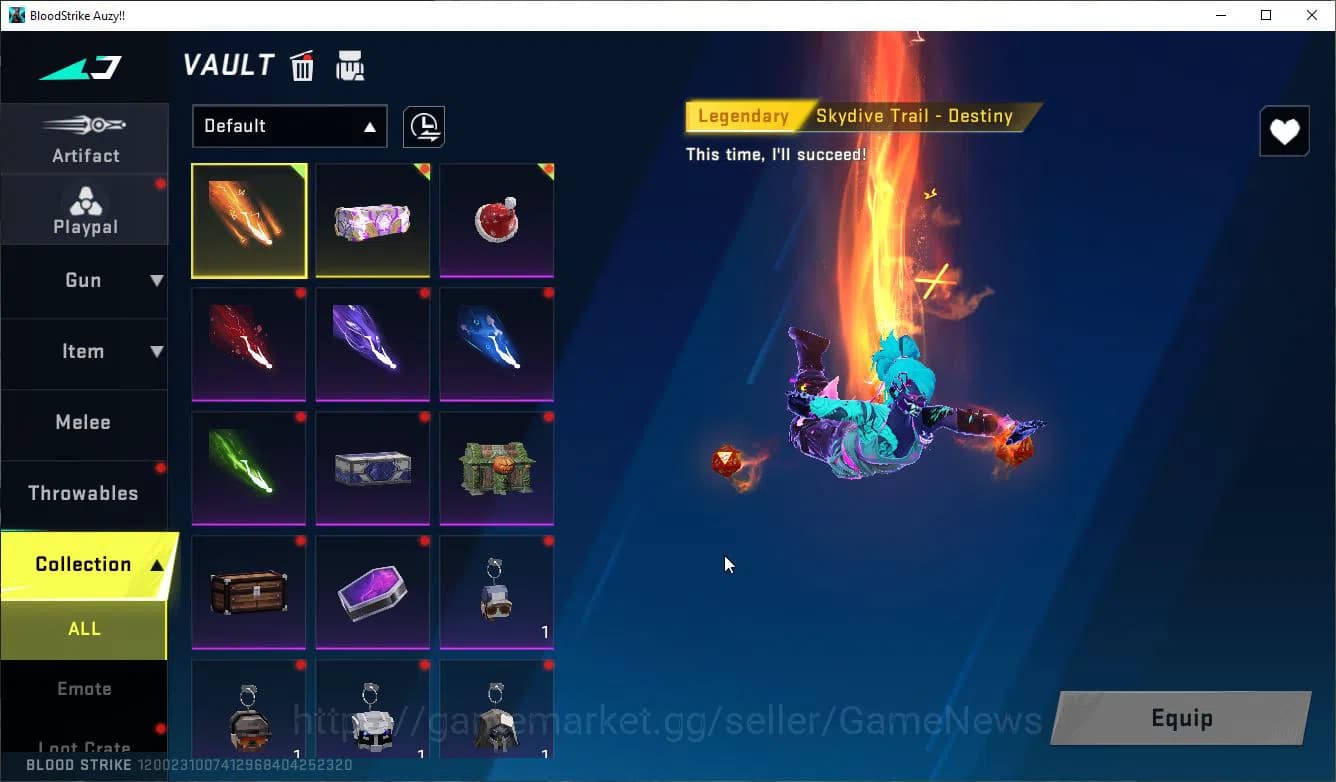 Blood Strike Accounts ASIA|ETERNAL Lv2 UZI-StarChaser+MELE TalonKnife,BL image 18