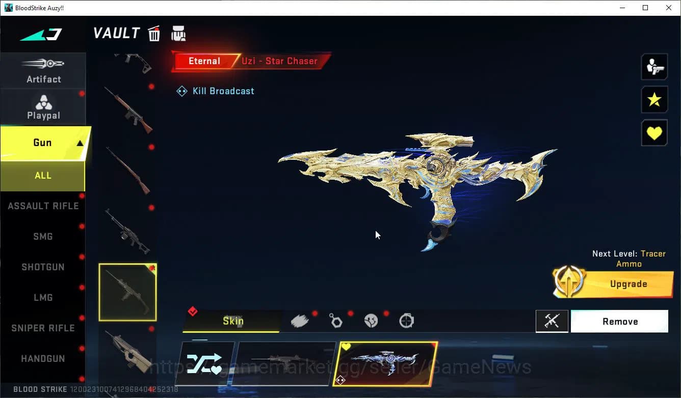 Blood Strike Accounts ASIA|ETERNAL Lv2 UZI-StarChaser+MELE TalonKnife,BL image 6