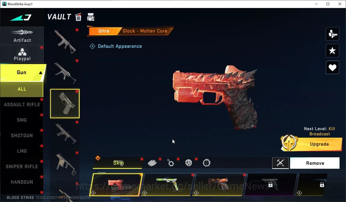 Blood Strike Accounts ASIA|ETERNAL Lv2 UZI-StarChaser+MELE TalonKnife,BL image 8