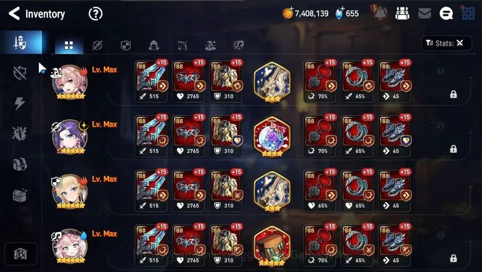 Epic Seven Accounts GLOBAL Unverif|New Era|2 ML(BHwayoung, MChloe) + L image 15