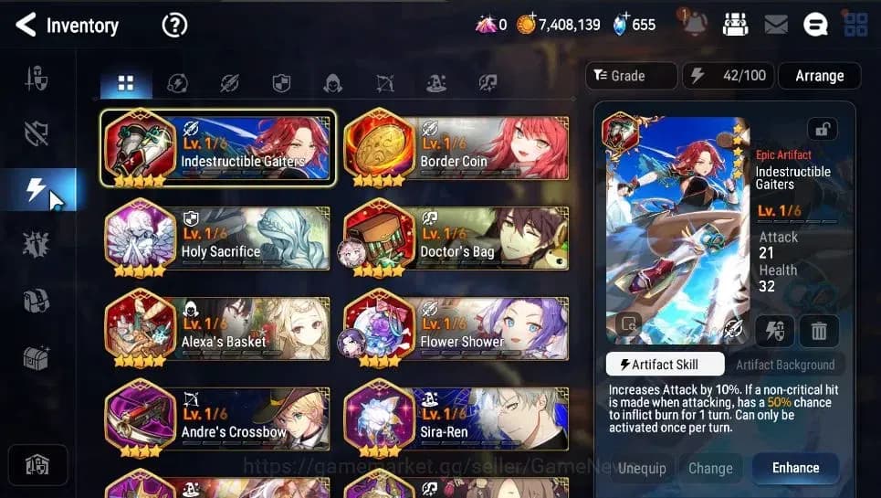 Epic Seven Accounts GLOBAL Unverif|New Era|2 ML(BHwayoung, MChloe) + L image 17