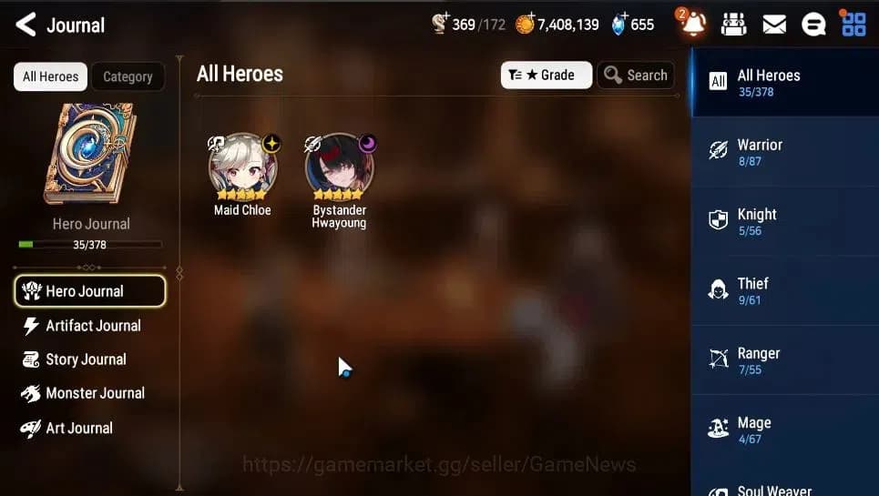Epic Seven Accounts GLOBAL Unverif|New Era|2 ML(BHwayoung, MChloe) + L image 4