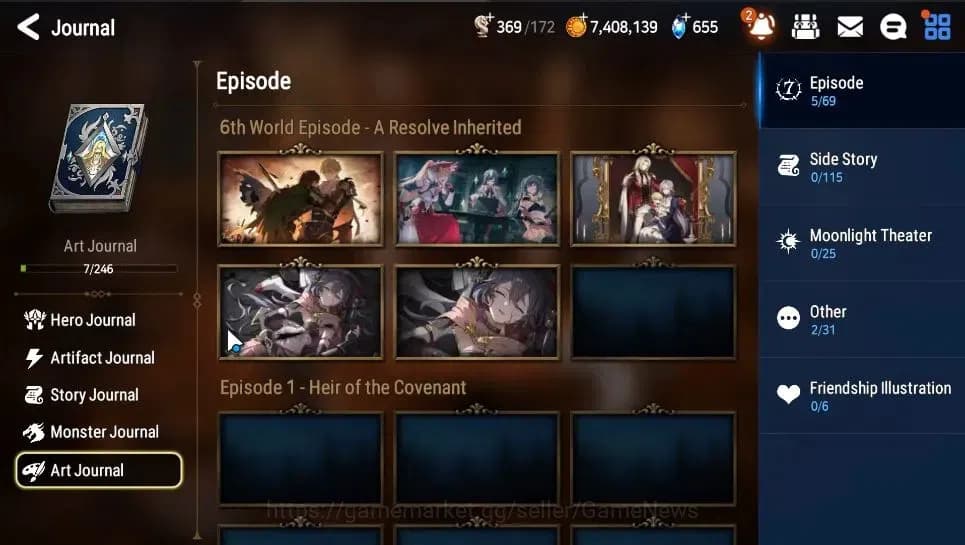 Epic Seven Accounts GLOBAL Unverif|New Era|2 ML(BHwayoung, MChloe) + L image 9