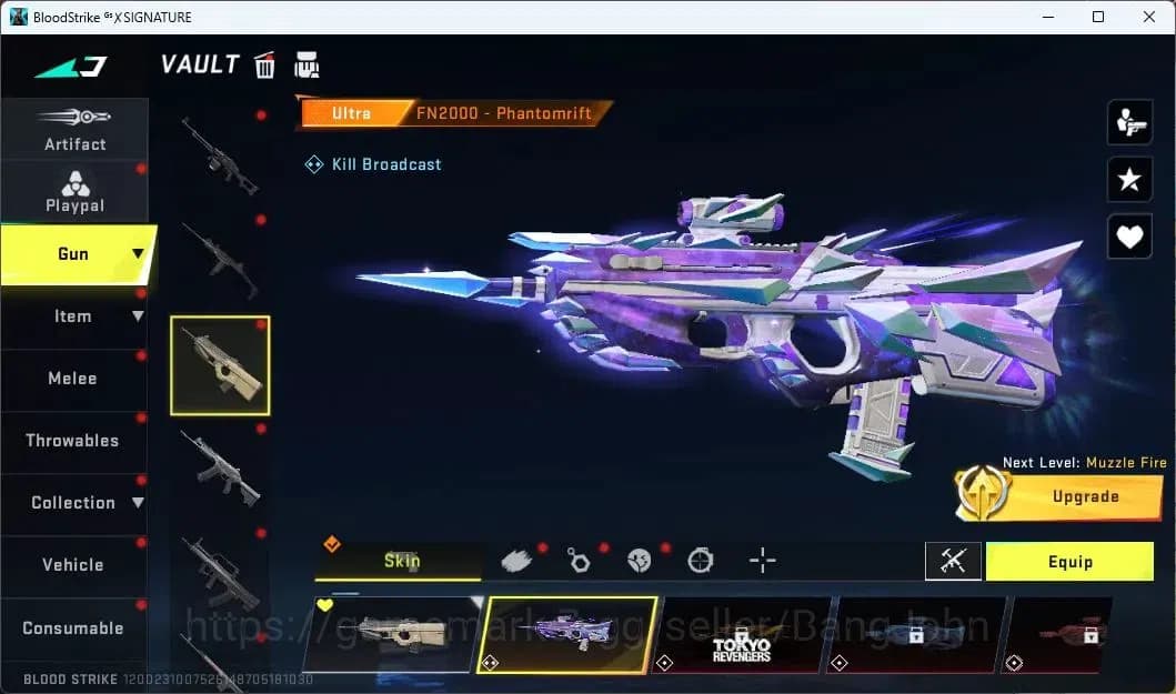 Blood Strike Accounts ASIA | 3 Collab Gun | Eternal Desert Eagle-Scorpio image 15