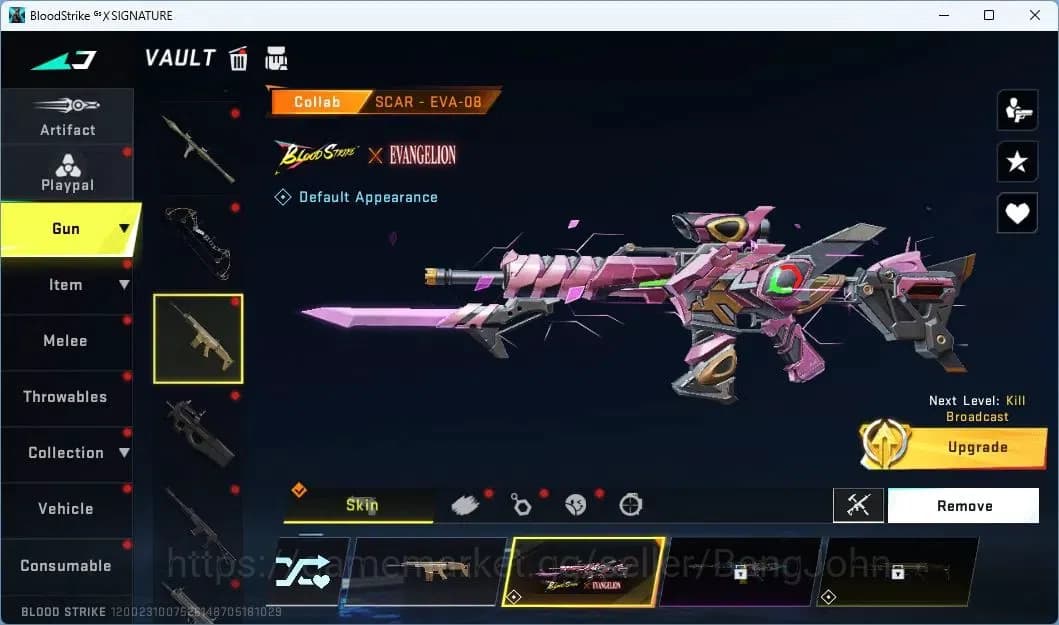 Blood Strike Accounts ASIA | 3 Collab Gun | Eternal Desert Eagle-Scorpio image 20
