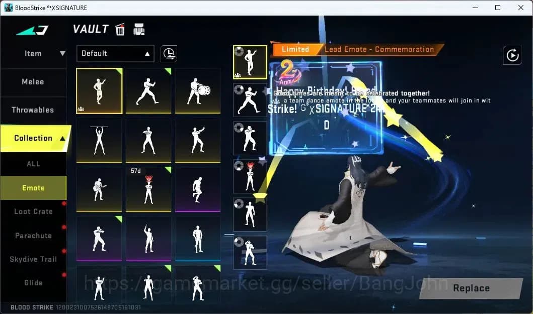 Blood Strike Accounts ASIA | 3 Collab Gun | Eternal Desert Eagle-Scorpio image 5