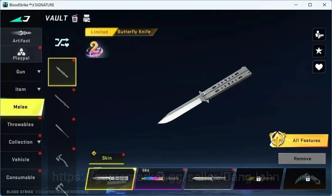 Blood Strike Accounts ASIA | 3 Collab Gun | Eternal Desert Eagle-Scorpio image 6