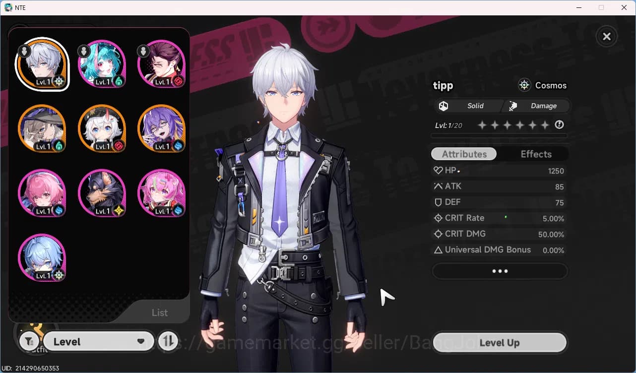 Neverness to Everness Accounts EU | Starter Lv3 | 3 S Char Sakiri, Jiuyuan,Fadia image 9