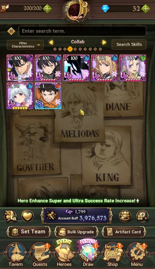 The Seven Deadly Sins: Grand Cross Accounts ASIA|3,9M CC|1 LR,7 UR+Many Collab |Elizabeth,ODK3 image 4
