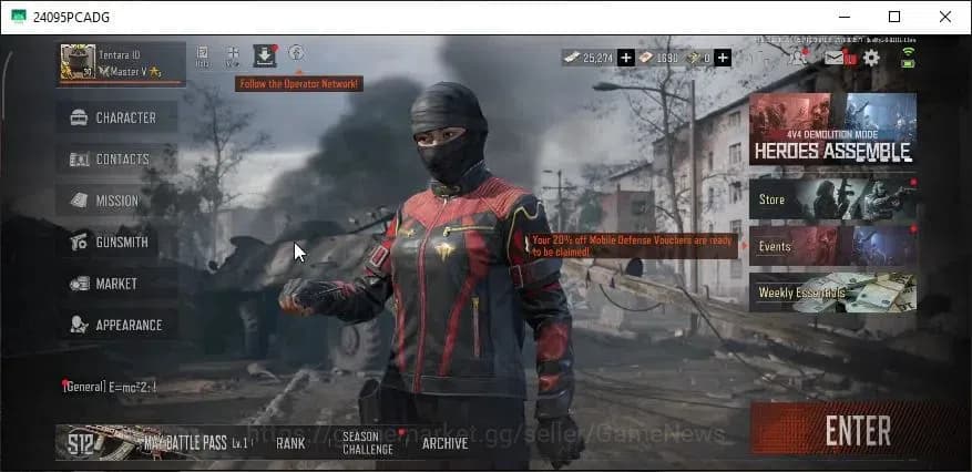 Arena Breakout Accounts MOBILE Lv30|SV 27,2M|CV 9,4M|Urban Sport,Fortune S image 1