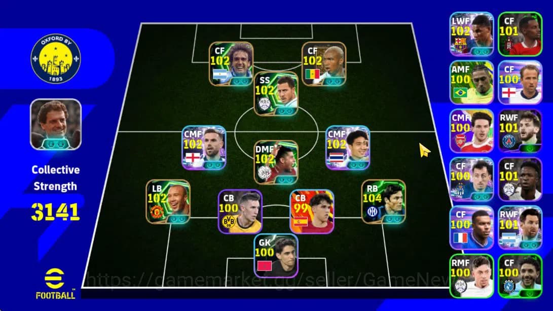 eFootball Accounts Mobile|JavierZanetti,MarcusRashford,JordanHenderso image 1