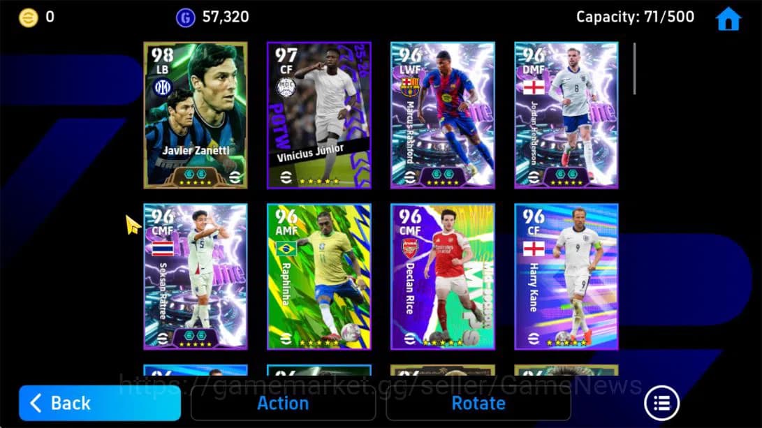 eFootball Accounts Mobile|JavierZanetti,MarcusRashford,JordanHenderso image 11
