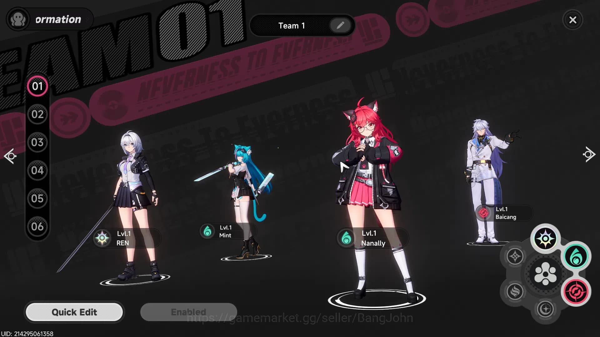 Neverness to Everness Accounts EU | Starter Lv 3 | 2 S Char Nanally, Baicang + 5 image 11