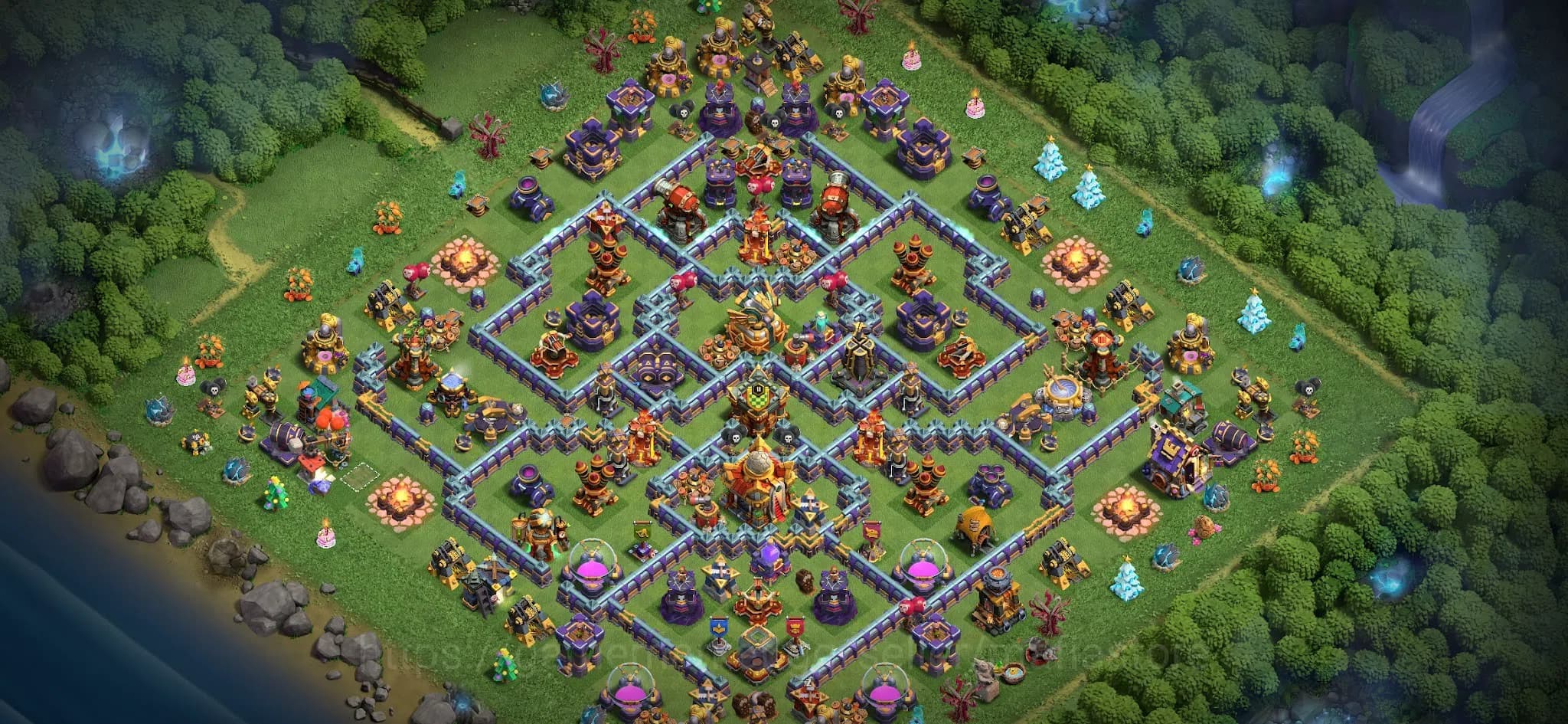 Clash of Clans Accounts HIGH-END TH16 GW66 AQ82 RC40 BK80. Epic Equip: See image 3