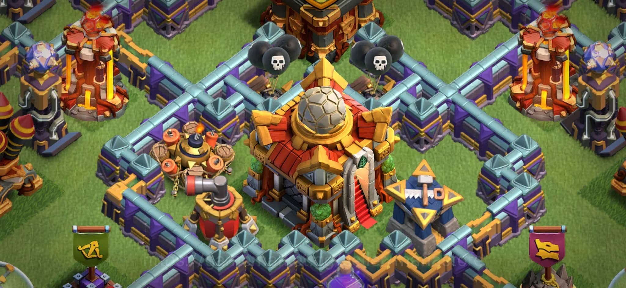 Clash of Clans Accounts HIGH-END TH16 GW66 AQ82 RC40 BK80. Epic Equip: See image 4