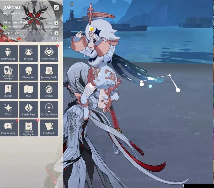 Genshin Impact Accounts Asia|AR 55|2 Limit +1(*5WEP)|Arlecchino,Ineffa|MC image 2