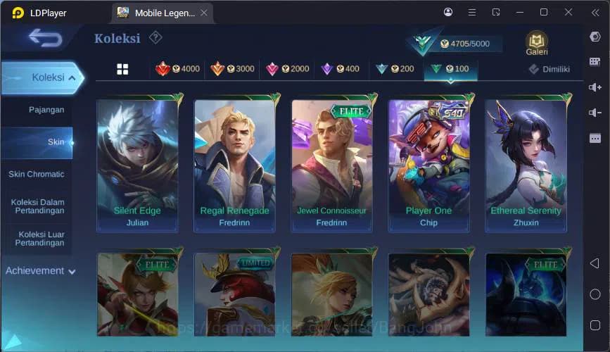 Mobile Legends: Bang Bang Accounts Global|Hero 53|Skin 26|Naruto Vale,Light Granger,S image 10