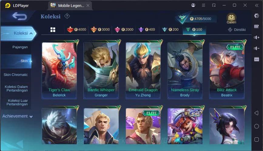 Mobile Legends: Bang Bang Accounts Global|Hero 53|Skin 26|Naruto Vale,Light Granger,S image 11