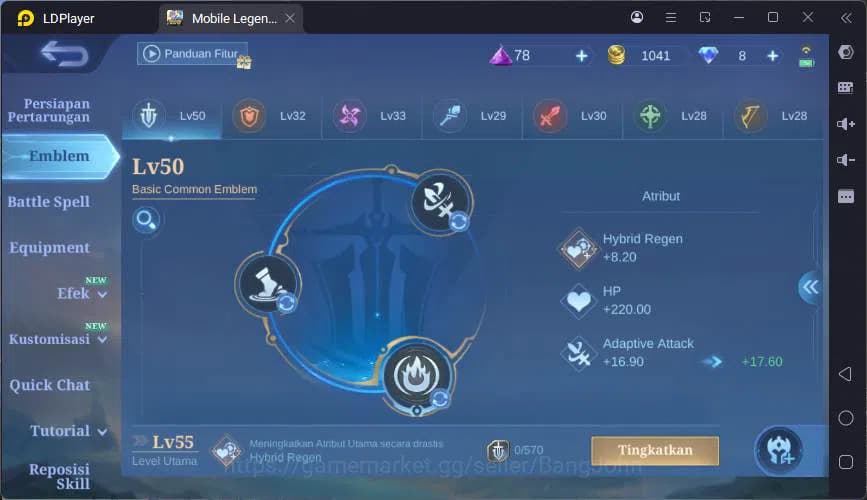 Mobile Legends: Bang Bang Accounts Global|Hero 53|Skin 26|Naruto Vale,Light Granger,S image 9