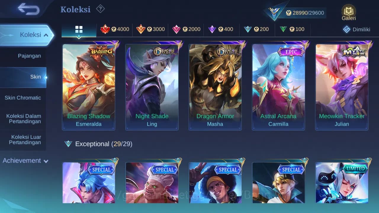 Mobile Legends: Bang Bang Accounts Hero 90 Skin 144 | Lightborn Harith | Seiya Badang image 6
