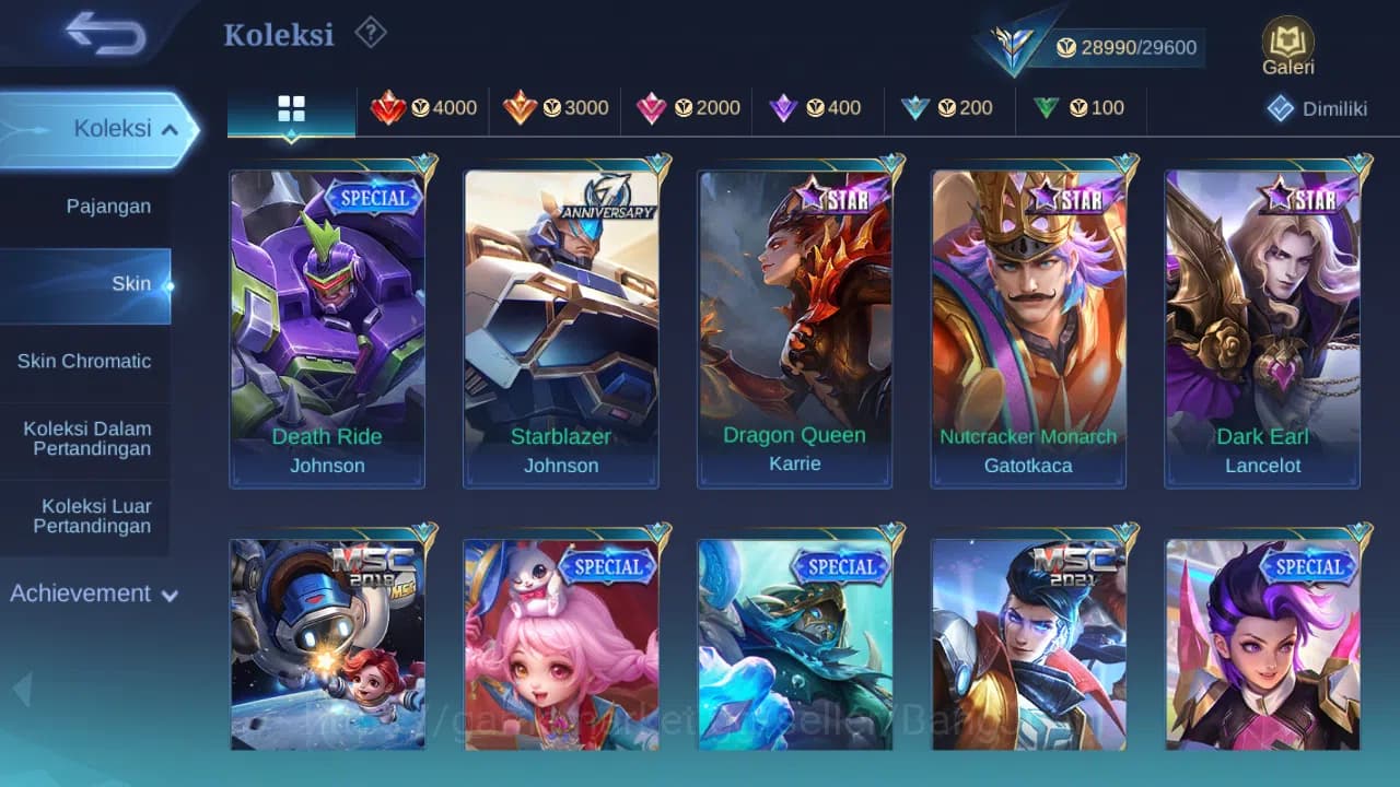 Mobile Legends: Bang Bang Accounts Hero 90 Skin 144 | Lightborn Harith | Seiya Badang image 8
